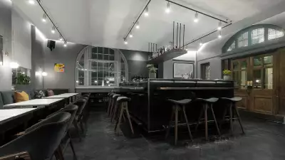 The bar at Da Terra