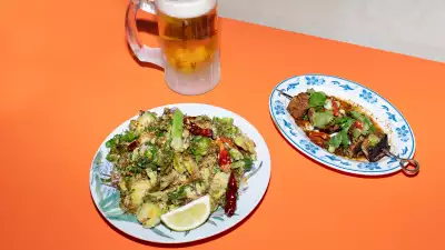 Food at Lucky & Joy