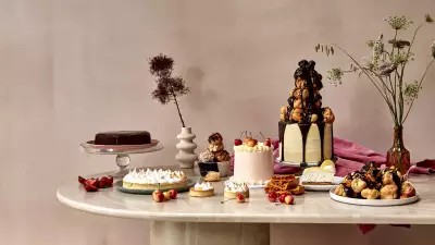 Dessert delivery London: a spread The Proof's cakes