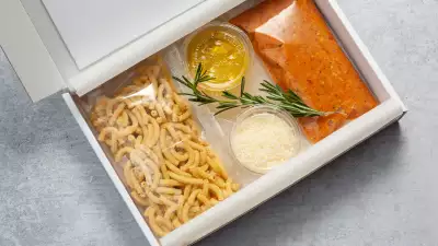Meal kit review: Otto by Phil Howard. A pasta box