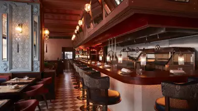 Food and interiors at BiBi in Mayfair