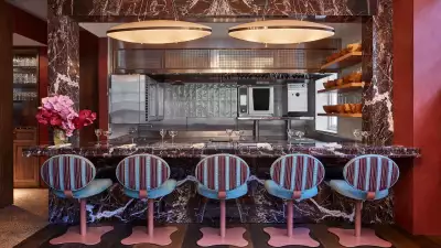 Counter dining at Muse by Tom Aikens restaurant