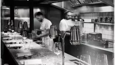 Interiors at Evelyns Table restaurant in London