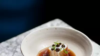 Monkfish at Evelyns Table restaurant in London