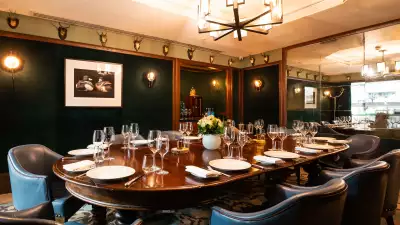 The chef's table at Corrigan's Mayfair
