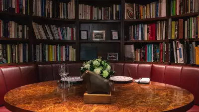 Corrigan's Mayfair kitchen library