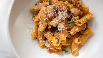 Pasta with ragu at Luca, Clerkenwell