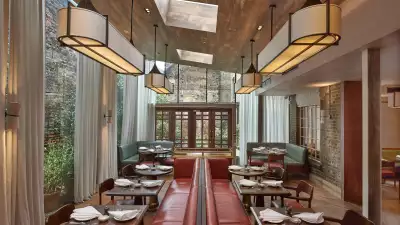The conservatory at Luca, Clerkenwell
