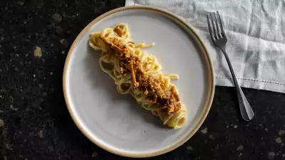 Spaghetti at Ombra, Hackney