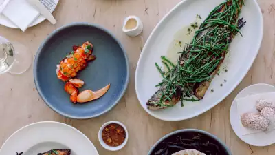 A selection of seafood at Lyon's London