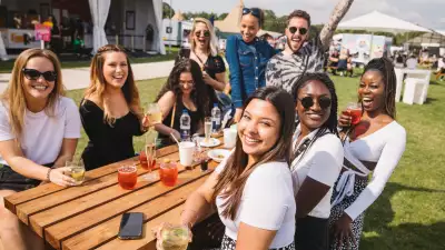 Diners at Taste of London 2022