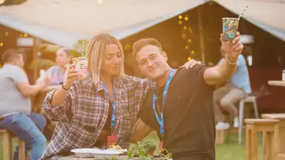 Diners at Taste of London 2022