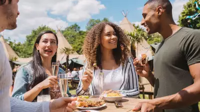 Diners at Taste of London 2022
