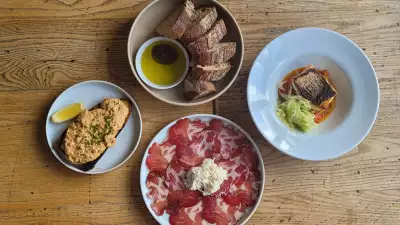 Dishes at The Holland, Kensington