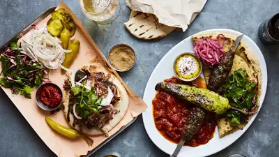 Balkan Kofte Kebab and Lamb Shawarma