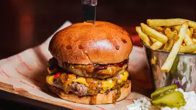 Burgers at The Blues Kitchen Shoreditch