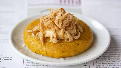 Tortilla with prawns