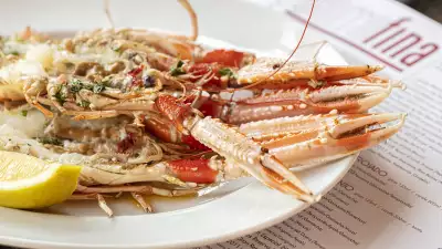 Grilled prawns