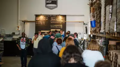 The taproom at Pressure Drop in Tottenham Hale