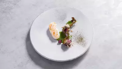 Turbot, sorrel, heritage radishes and almond from Alain Ducasse at The Dorchester