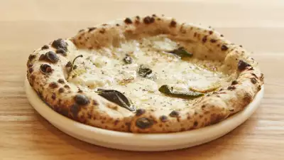 Taleggio, sage and brown butter pizza