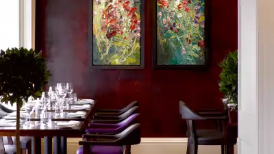 The dining room