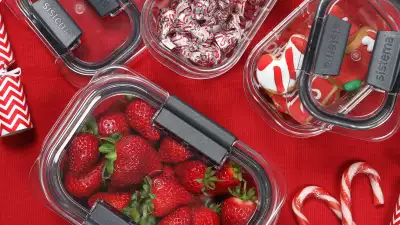Sistema® Brilliance™ containers are great for holiday leftovers