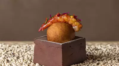 BBQ tiger prawn akara