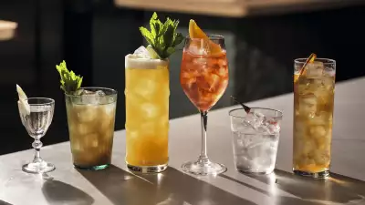 Cocktails at Poons Wontoneria