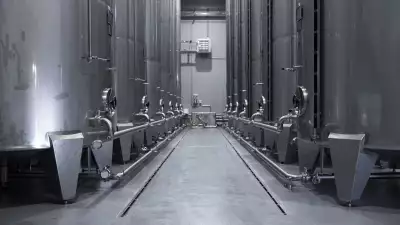 Belazu's stainless steel olive oil tanks in Spain