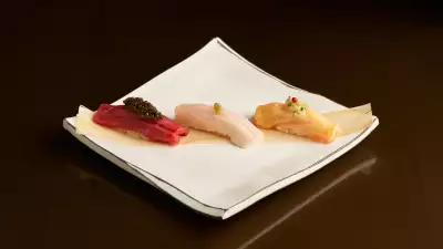 Assorted hand rolls at Dinings SW3