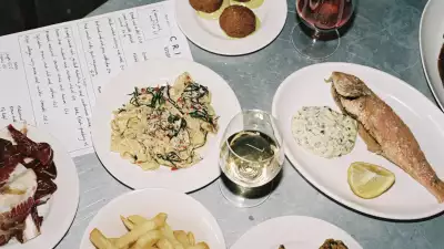 Selection of small plates at Crispin @ Studio Voltaire