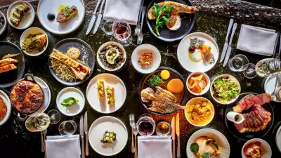 A seasonal spread at Barge East