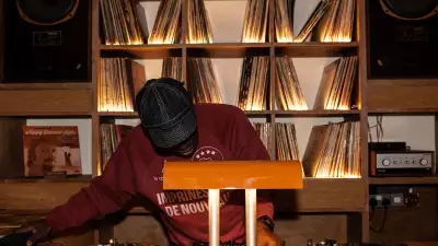 A DJ spins at Bambi