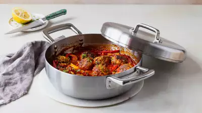 Urban 26cm Tri-Ply Chef&rsquo;s Pan with Domed Lid Samuel Groves
