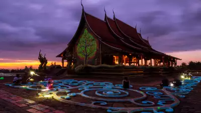 Wat Sirindhorn Wararam Phu Phrao in Chong Mek