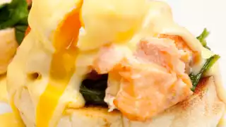 Alaska salmon eggs royale