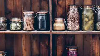 Jars of pickles at Rok