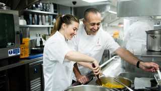 Michel Roux Jr. and his daughter Emily