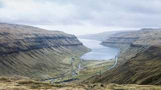A fjord in the Faroe Islands