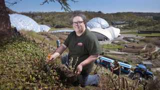 Julie Kendall, lead outdoor horticulturalist at the Eden Project