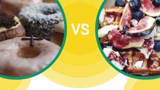 Street Food Fight Doughnut vs waffle