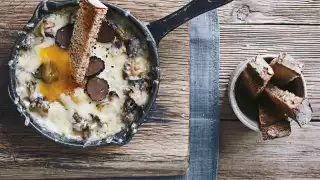 Dan Doherty's duck egg en cocotte