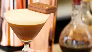 Dickie Fitz's tim tam martini