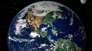 A shot of the Earth from space, via NASA/GSFC/Reto Stöckli, Nazmi El Saleous, and Marit Jentoft-Nilsen