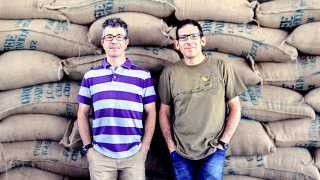 Steven Macatonia (left) and Jeremy Torz, the founders of Union Hand-Roasted Coffee