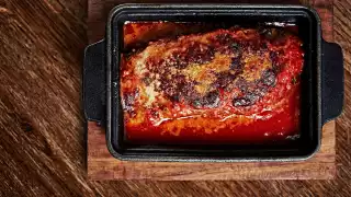 Ostuni's recipe for baked aubergine