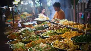 Street food in Bangkok, Thailand. Photograph by Alexander Scheible/Alamy