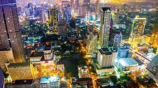 Bangkok at night. Photograph from Shutterstock