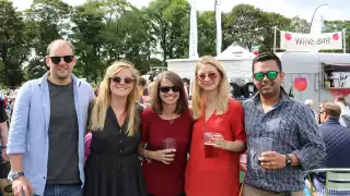 People enjoying Foodies Festival